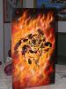 Burning Spiderman di  Car Mine