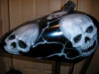 skull tank by Drew Miller