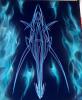 blue flames & stripes by  Lui