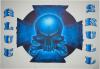 blue skull by  Robz