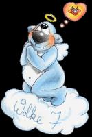 Mausebaer Angel on cloud 7 by Christine Dumbsky