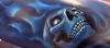 blue skull by  Garage31