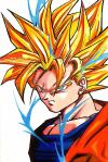 Goku ss2 by Maurizio Costanzi