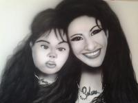 Marie, and Selena Quintanilla  by Mike Carter