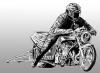drag bike by Gary Zuyus