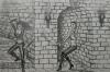 sword fight sketch by Gary Zuyus