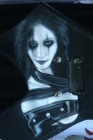 Crow Girl Guitar by Gary Zuyus