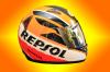 casco arai repsol di Alberto Carignani -